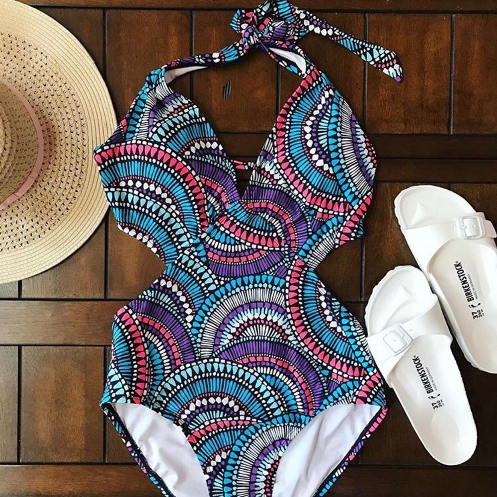 Laundry by Shelli Segal monokini swimsuit